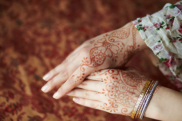 Image showing Mehandi