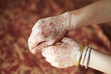 Image showing Mehandi