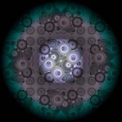 Image showing mandala created from fractals