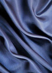 Image showing Smooth elegant grey silk as background