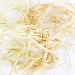 Image showing Pile of raffia