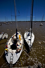 Image showing yacht and summer in   rio de la plata