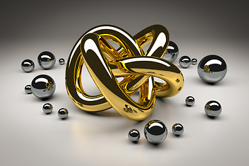 Image showing golden torus