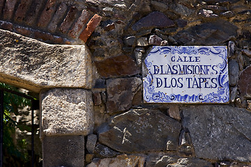 Image showing calle de las misiones de los tapes