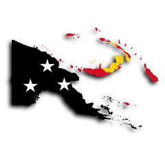 Image showing Map of Papua New Guinea