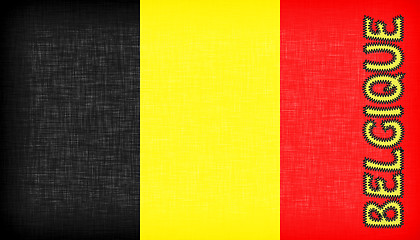 Image showing Flag of Belgium with letters