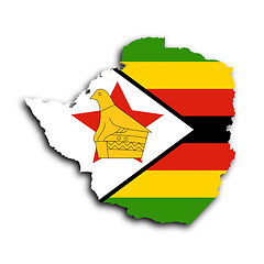 Image showing Map of Zimbabwe