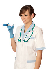 Image showing doctor with syringe