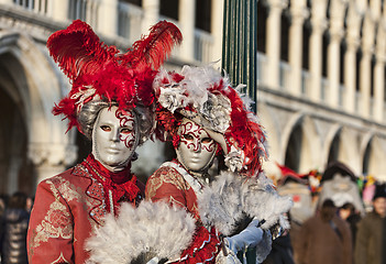 Image showing Venetian Couple