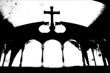 Image showing abstract cross 