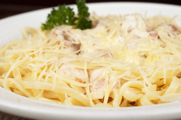 Image showing Pasta carbonara