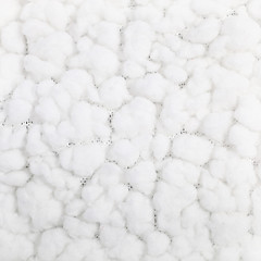 Image showing Soft fluffy white textile