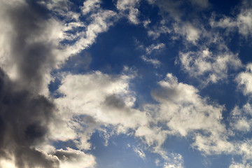 Image showing Blue sky with clouds 