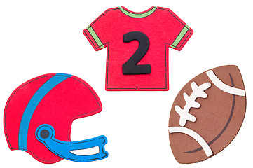 Image showing Football jersey on white