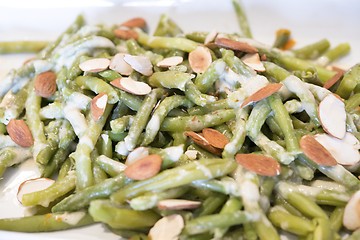 Image showing Green bean salad