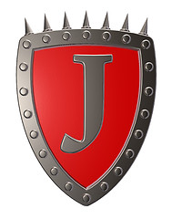 Image showing shield with letter j