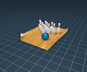 Image showing bowling