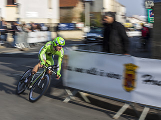 Image showing Paris- Nice Cycling Race Action