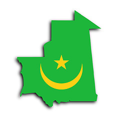 Image showing Map of Mauritania