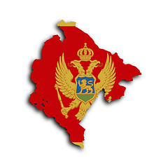 Image showing Map of Montenegro