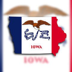 Image showing Map of Iowa