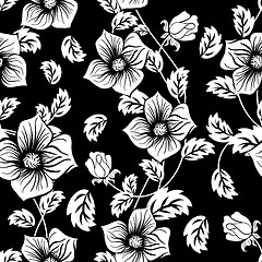 Image showing Seamless floral pattern