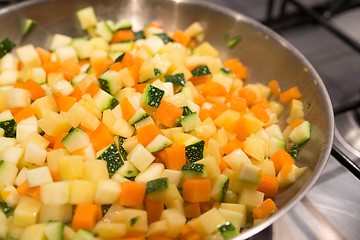 Image showing Chopped vegetables