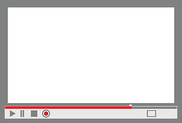 Image showing video player menu