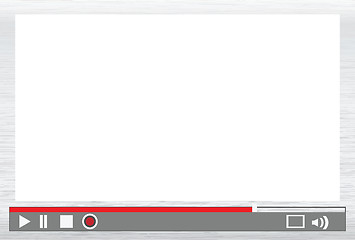 Image showing video player menu