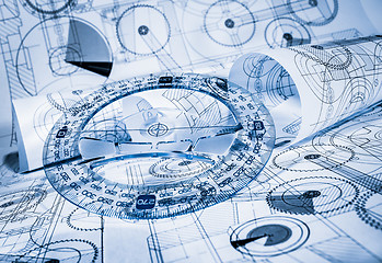 Image showing Technical drawings