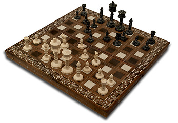Image showing Chess on a white.