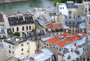 Image showing Paris rooftops.