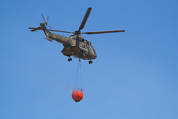 Image showing firefighting helicopter