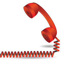 Image showing red telephone 