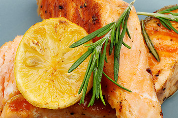 Image showing Grilled Salmon