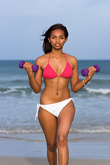 Image showing Beach Fitness