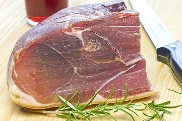 Image showing ham of italy