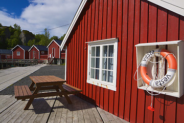 Image showing Fishing village Nusfjord