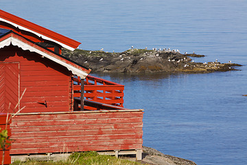 Image showing Picturesque fishing hut