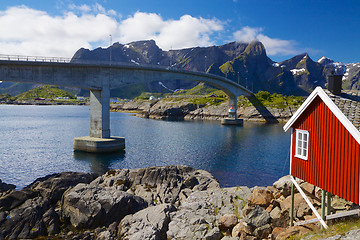 Image showing Norwegian bridge