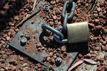 Image showing locked