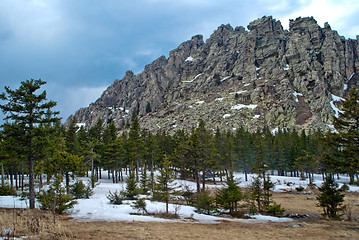 Image showing Mountain landscapes in national park Taganai