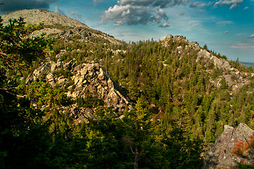 Image showing Mountain landscapes in national park Taganai