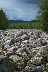 Image showing Mountain landscapes in national park Taganai