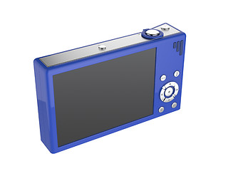 Image showing Blue digital camera