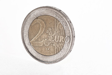 Image showing euro coins