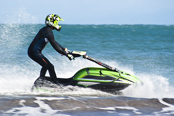 Image showing man on the jet sky