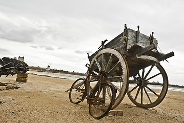 Image showing vintage sicilian cart