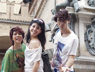 Image showing Participants at gay pride 2012 of Bologna