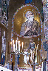 Image showing Interior of Cappella Palatina